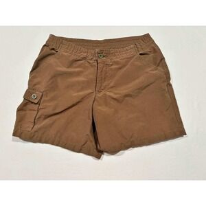 Alpine Design Womens Brown Cargo Hiking Shorts Size 4 Cotton Nylon Blend